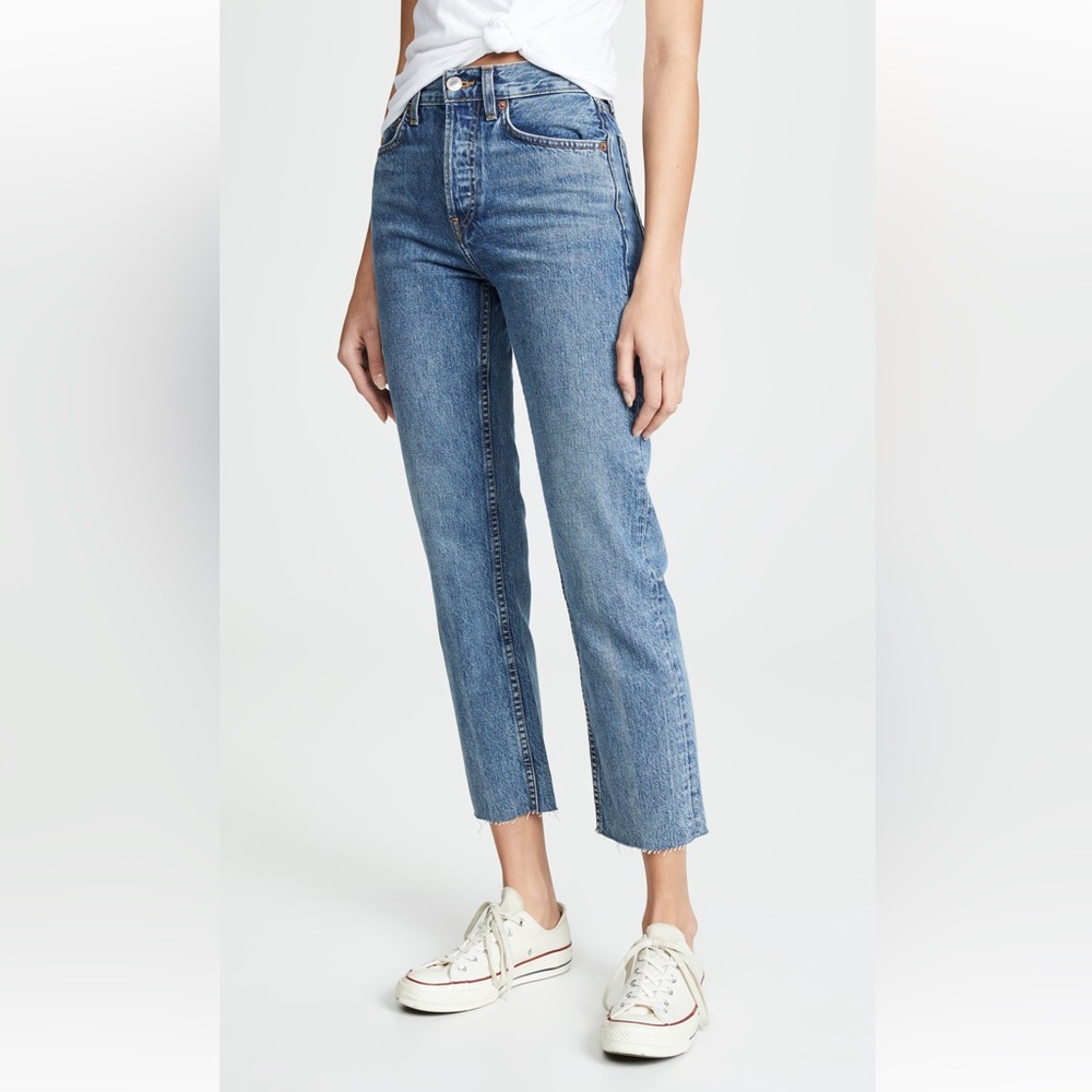 RE/DONE Jeans high rise stove pipe